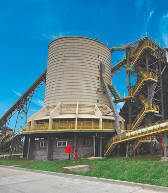 Silo Vertical con Tornillo Bi-Soportado Accionamiento Externo