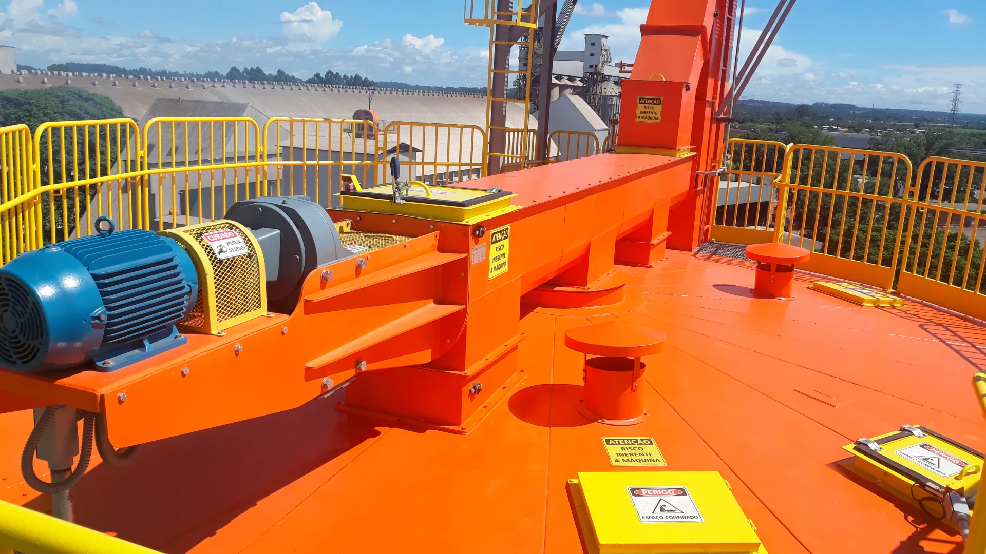 Rosca transportadora Biomassa