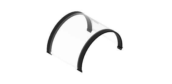 Translucent Cover with Quick Coupling