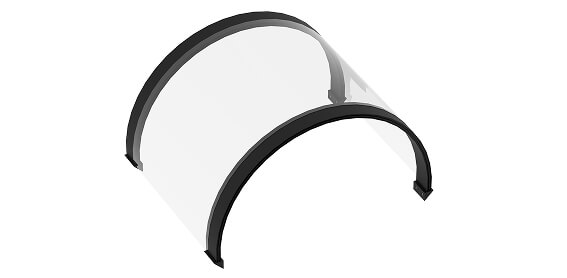 Translucent Cover with Quick Coupling